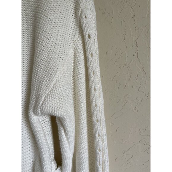 New! The Limited Cream Ivory Cable Knit Pullover Crewneck Sweater MSRP $69.95 - Picture 9 of 9